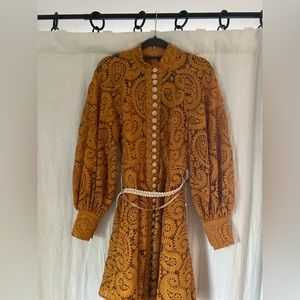 Zimmerman lace paisley minidress